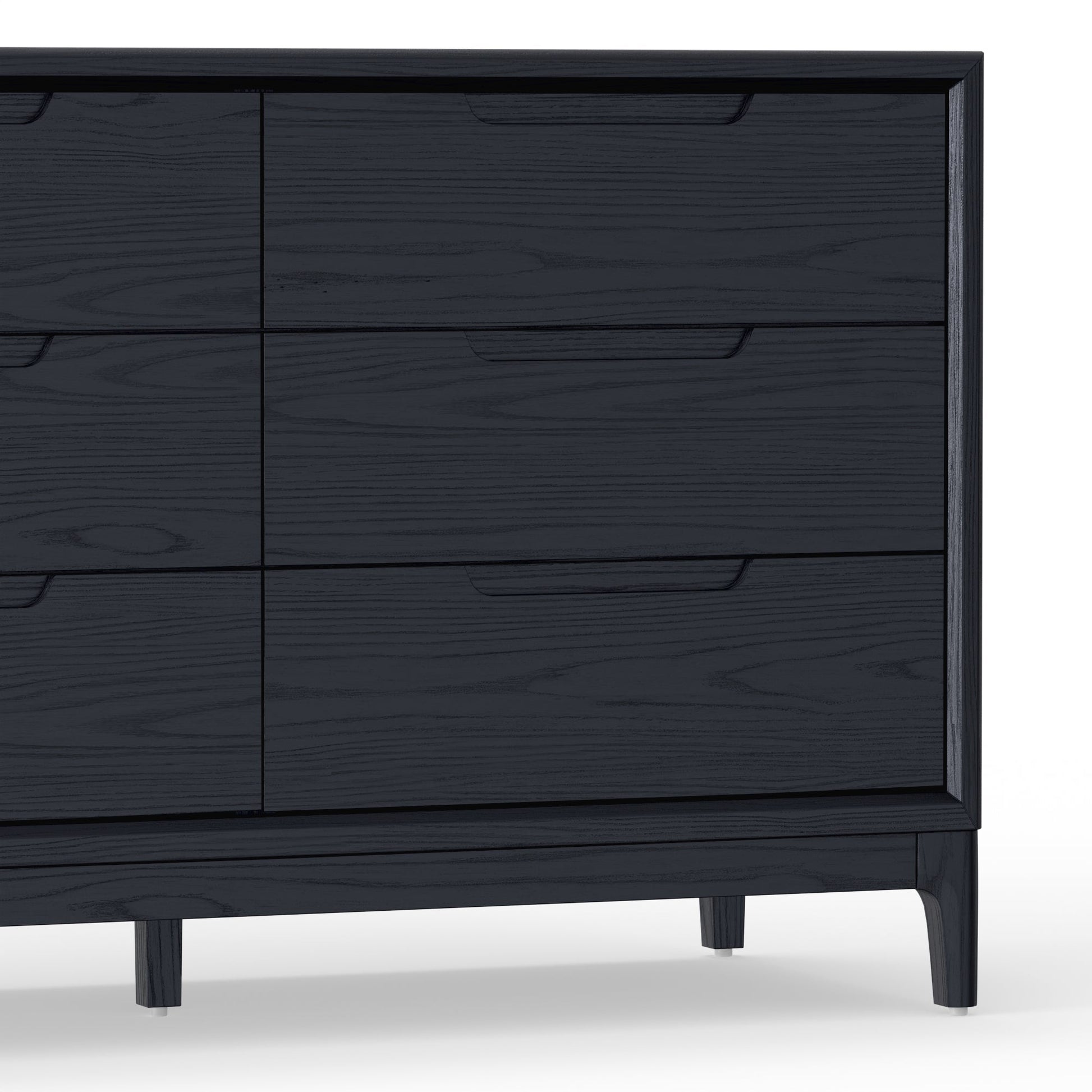 Vintage Black June Dresser - Elegant Storage Solution for Your Bedroom