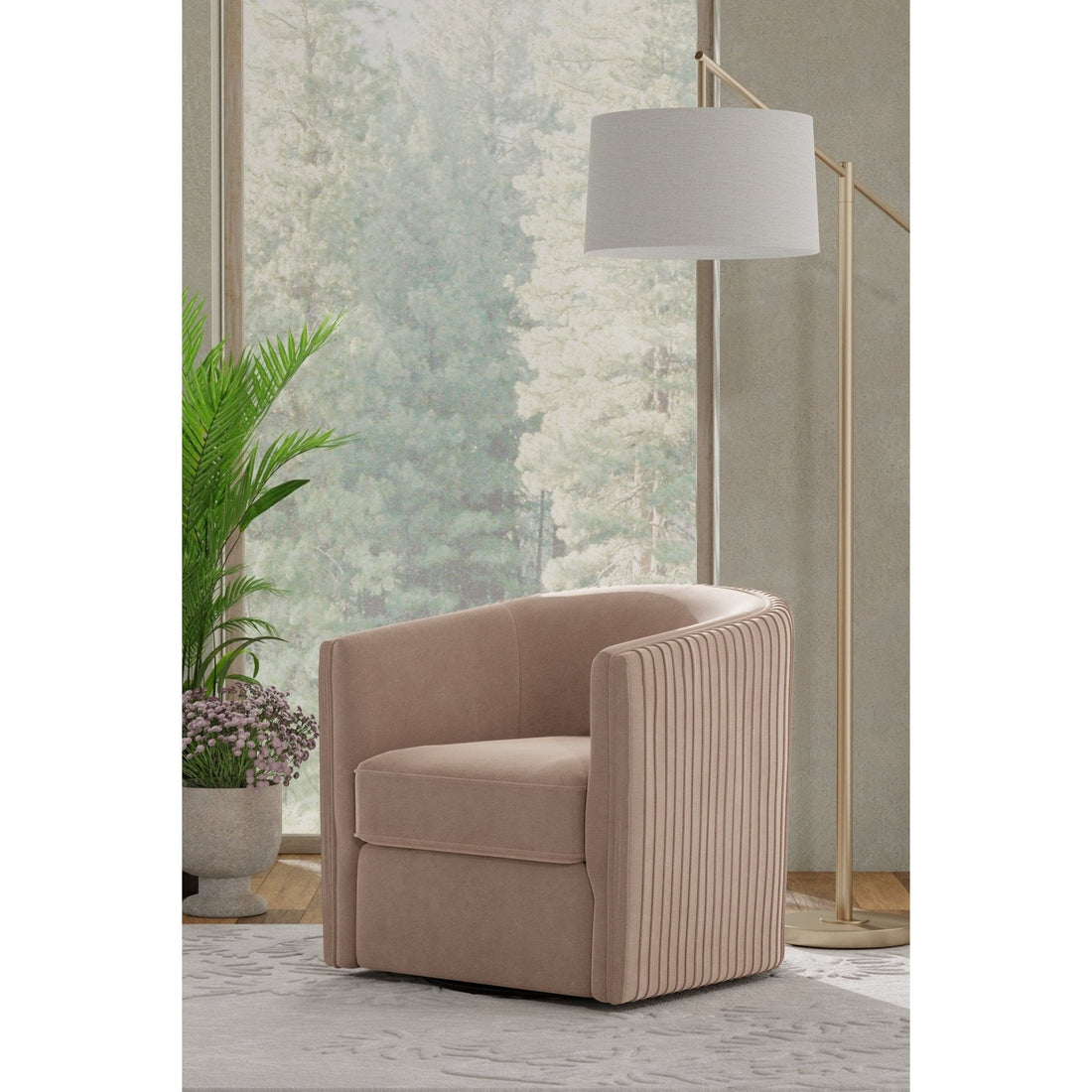 Stylish Maison Swivel Chair - Perfect for Living Space