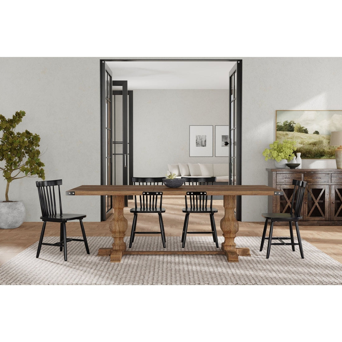 Stylish Manchester Dining Table in Natural Finish for Modern Homes
