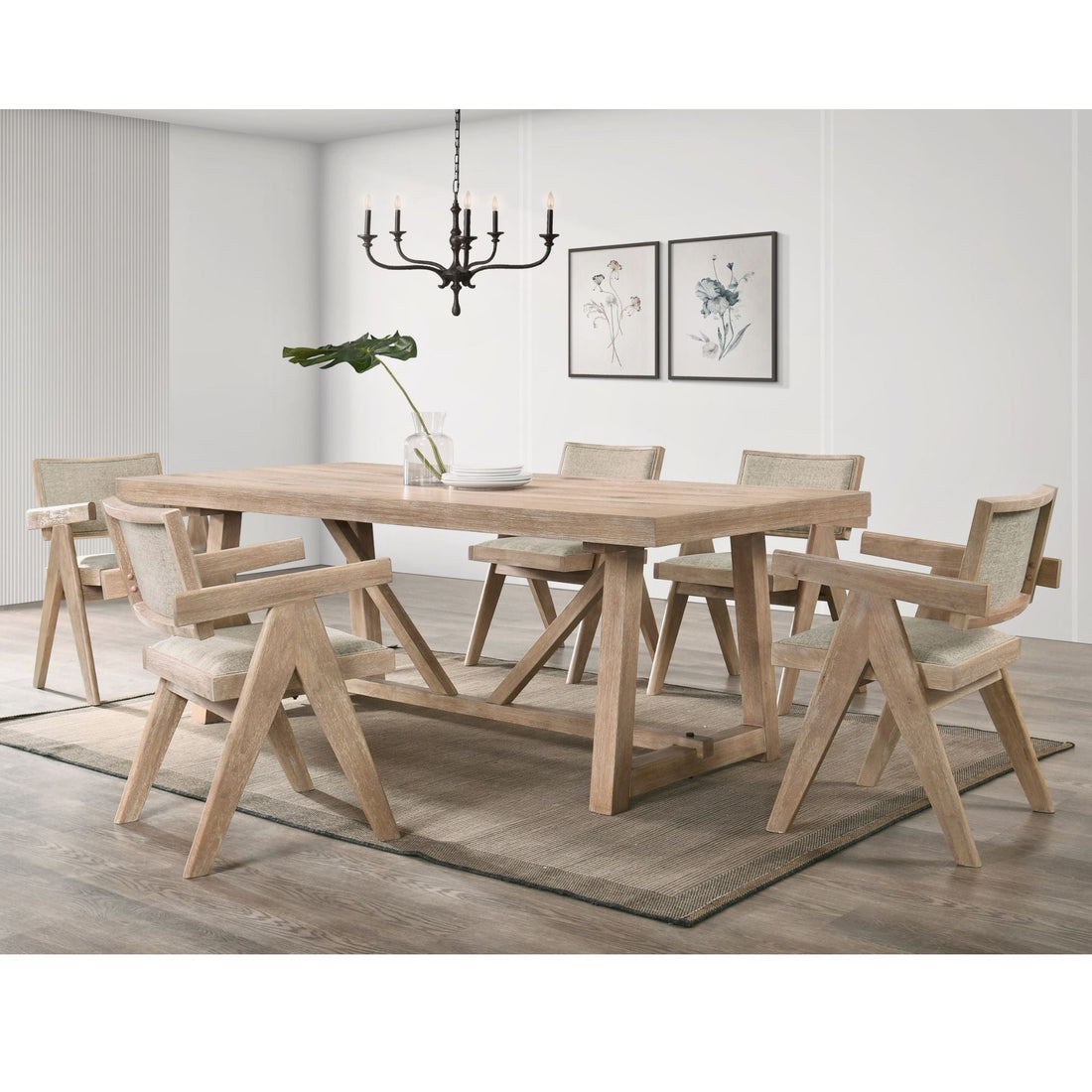 Raquel Driftwood Dining Table