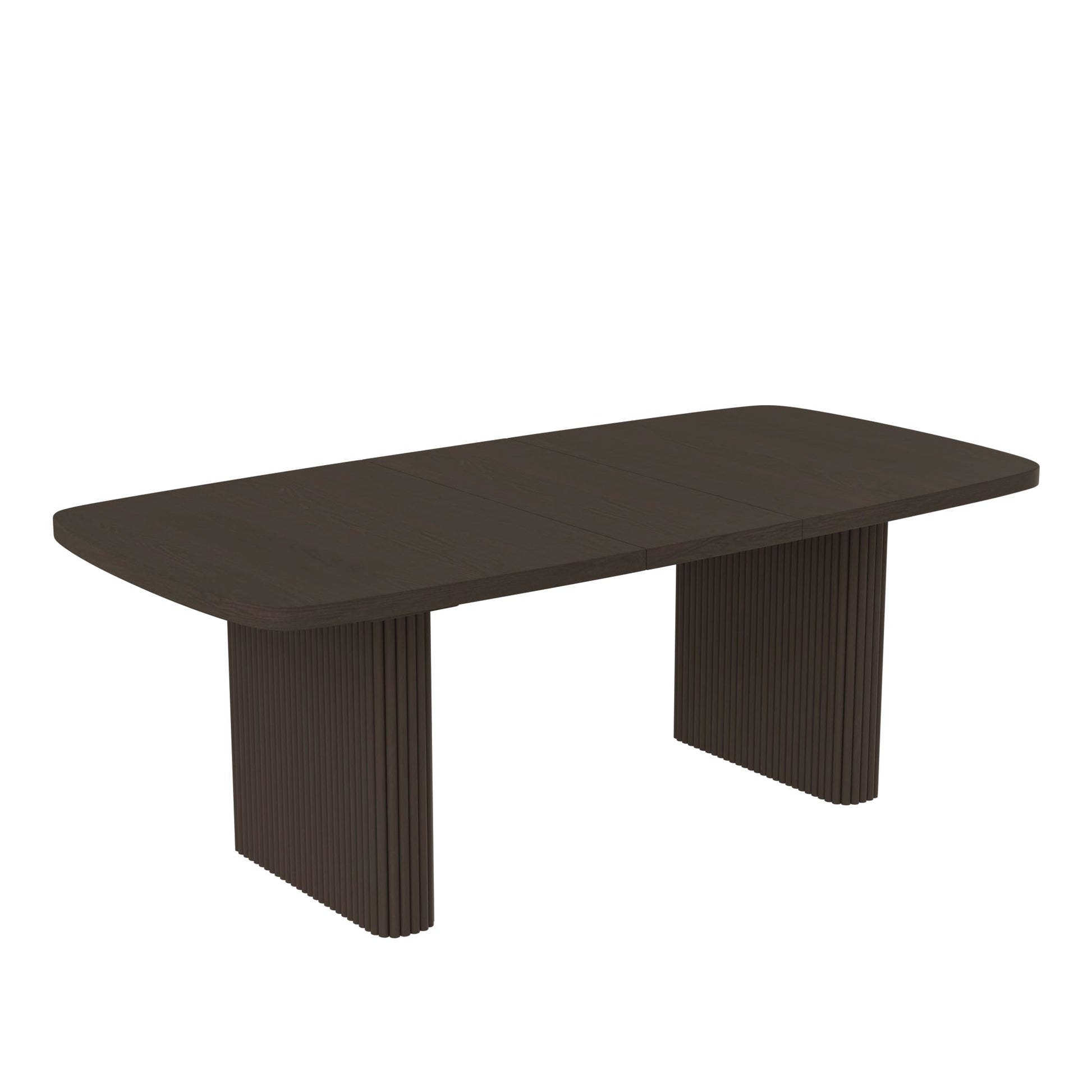 Stylish Reba Rectangular Dining Table with Extension Leaf