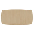 Stylish Reba Rectangular Dining Table with Extension Leaf