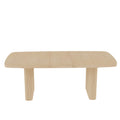 Stylish Reba Rectangular Dining Table with Extension Leaf