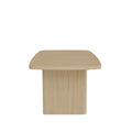 Stylish Reba Rectangular Dining Table with Extension Leaf