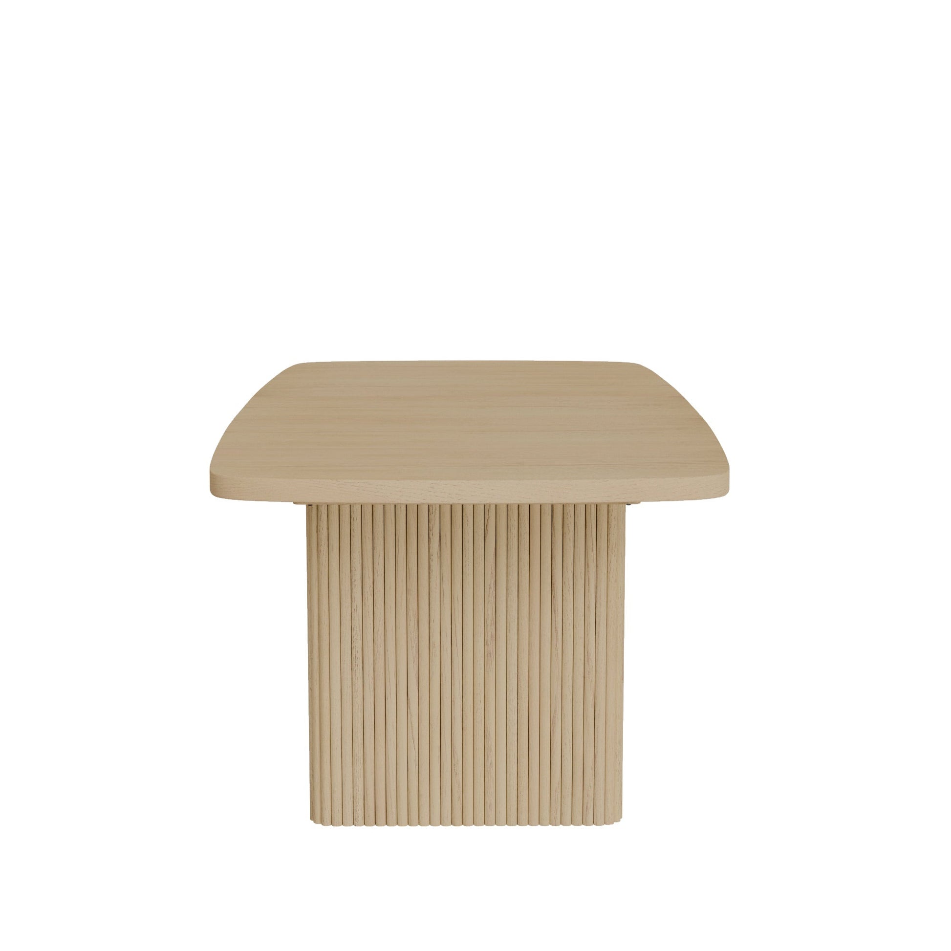 Stylish Reba Rectangular Dining Table with Extension Leaf