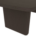 Stylish Reba Rectangular Dining Table with Extension Leaf