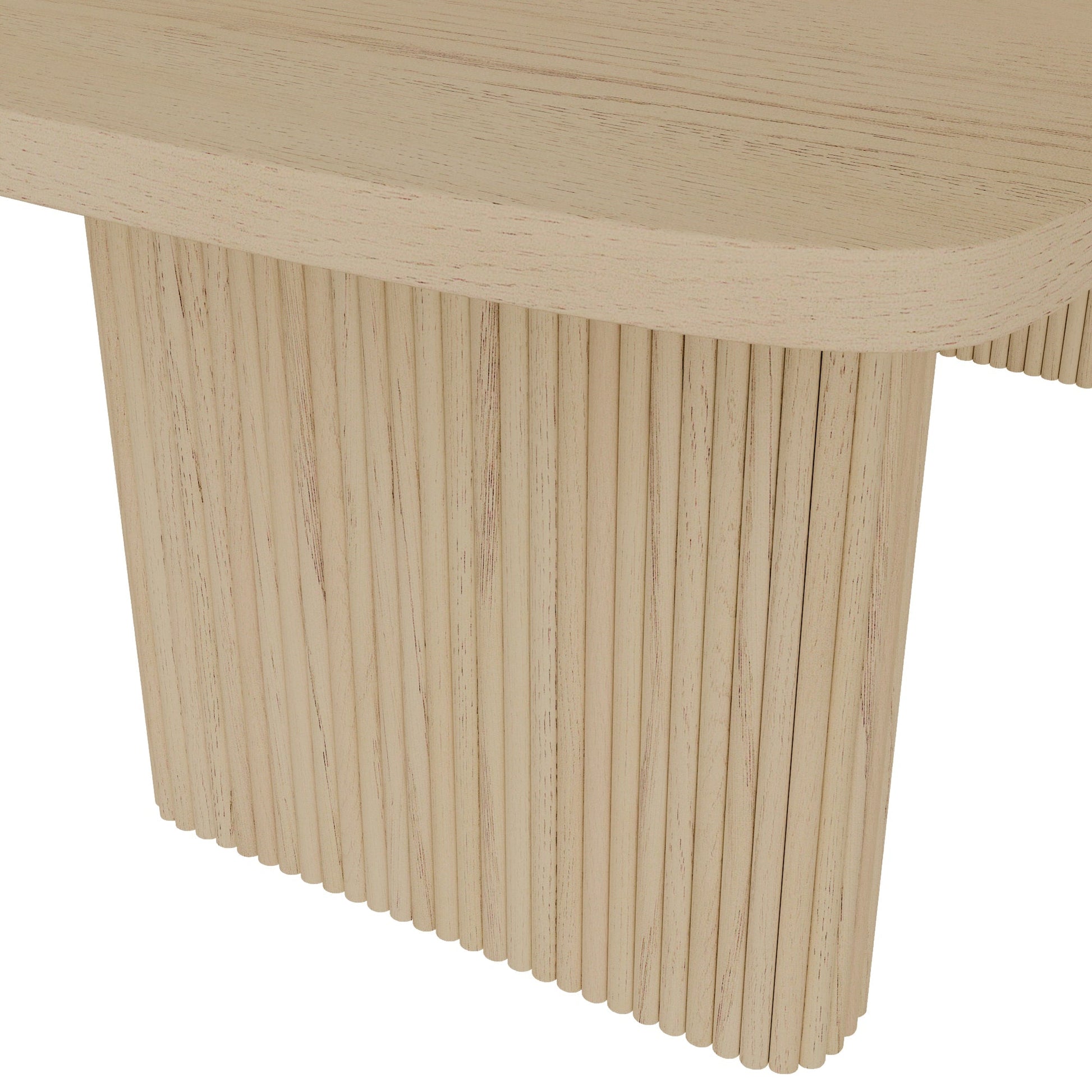 Stylish Reba Rectangular Dining Table with Extension Leaf