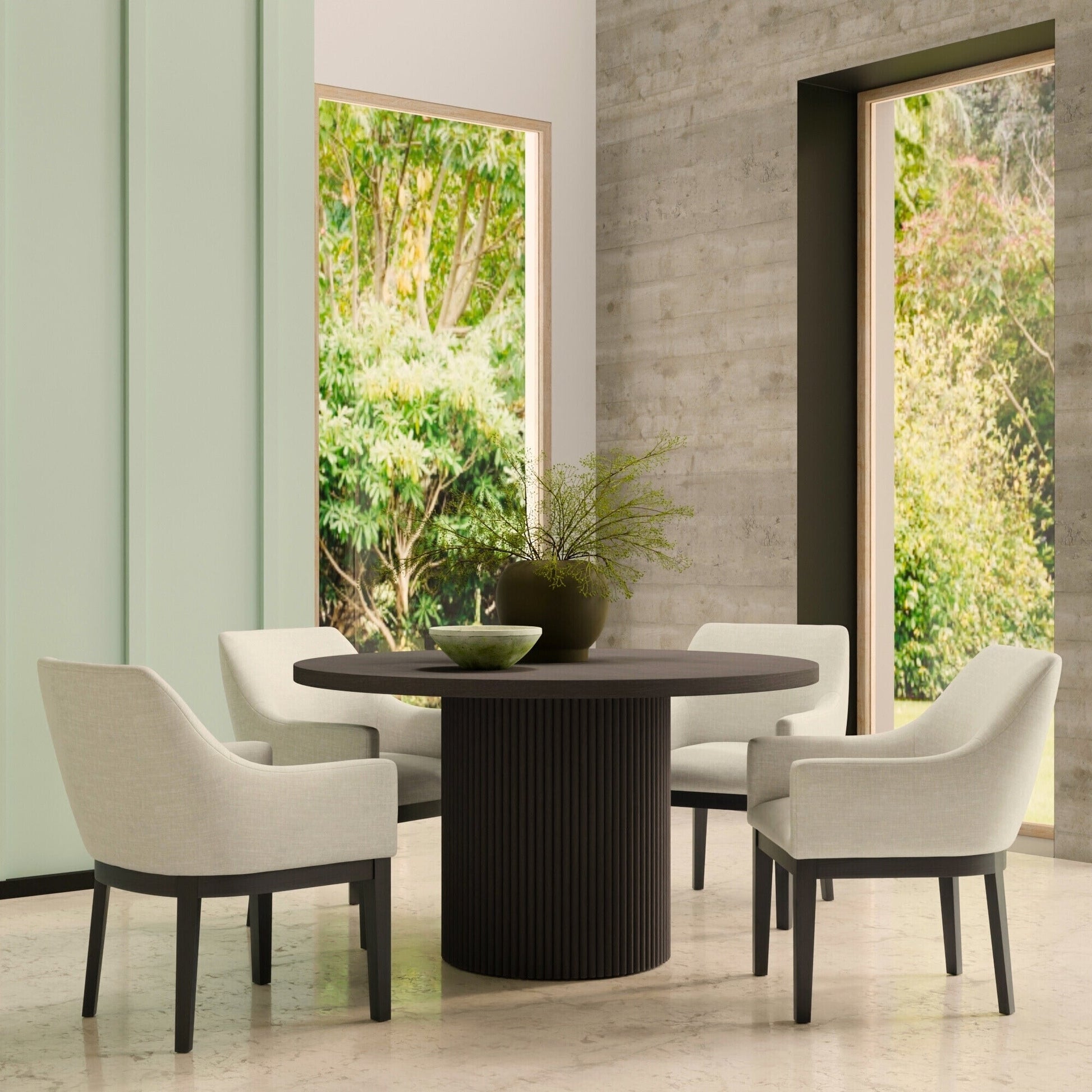 Stylish Reba Round Dining Table for Cozy Gatherings