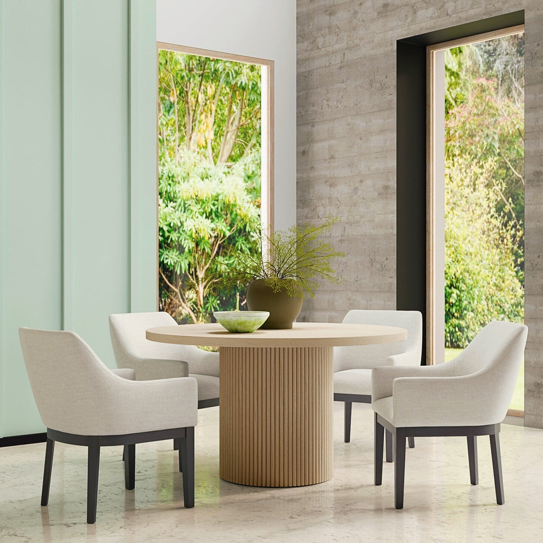 Stylish Reba Round Dining Table for Cozy Gatherings