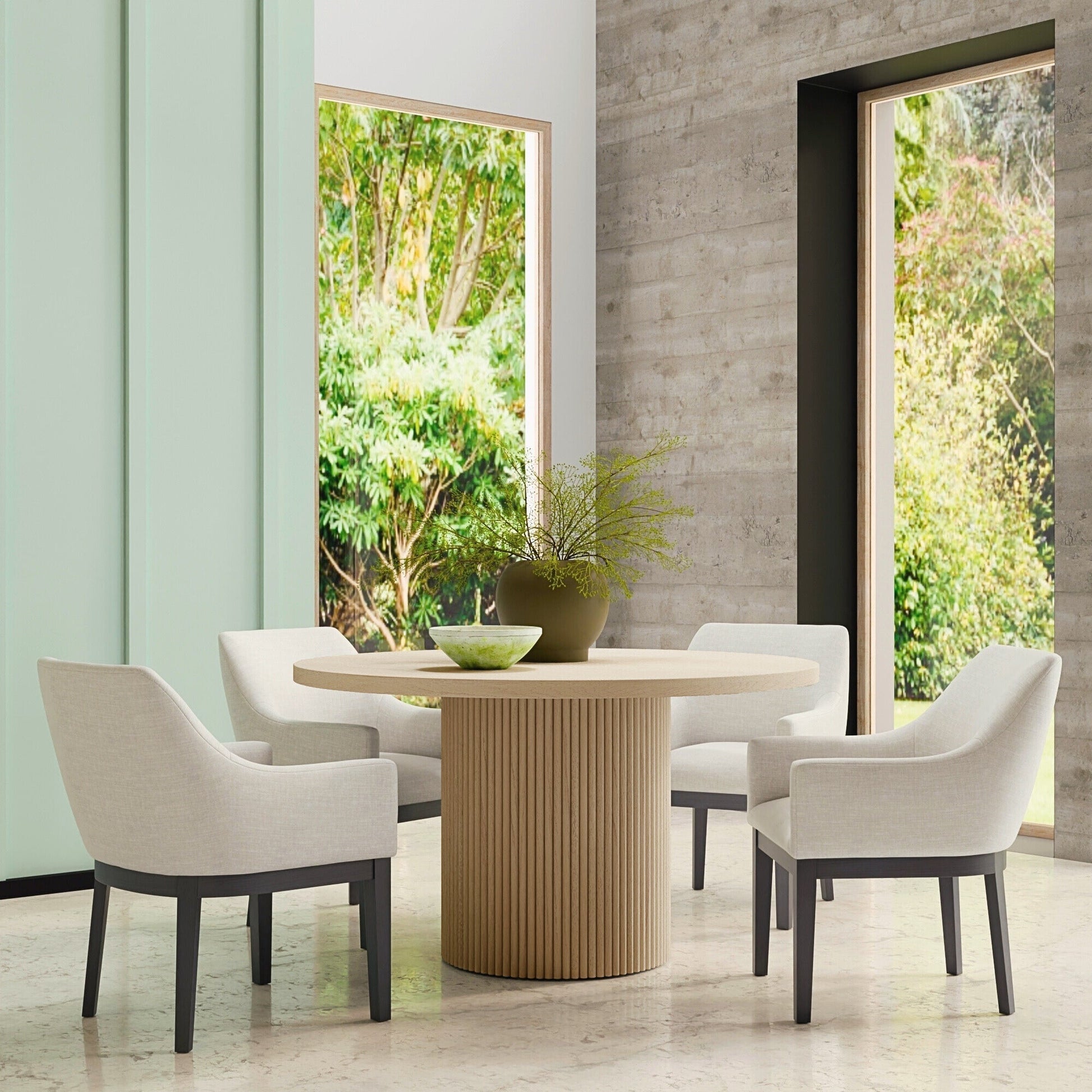 Stylish Reba Round Dining Table for Cozy Gatherings