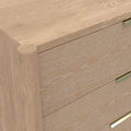 Stylish Sinclair Chest with Soft-Close Drawers in Natural Finish