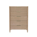 Stylish Sinclair Chest with Soft-Close Drawers in Natural Finish