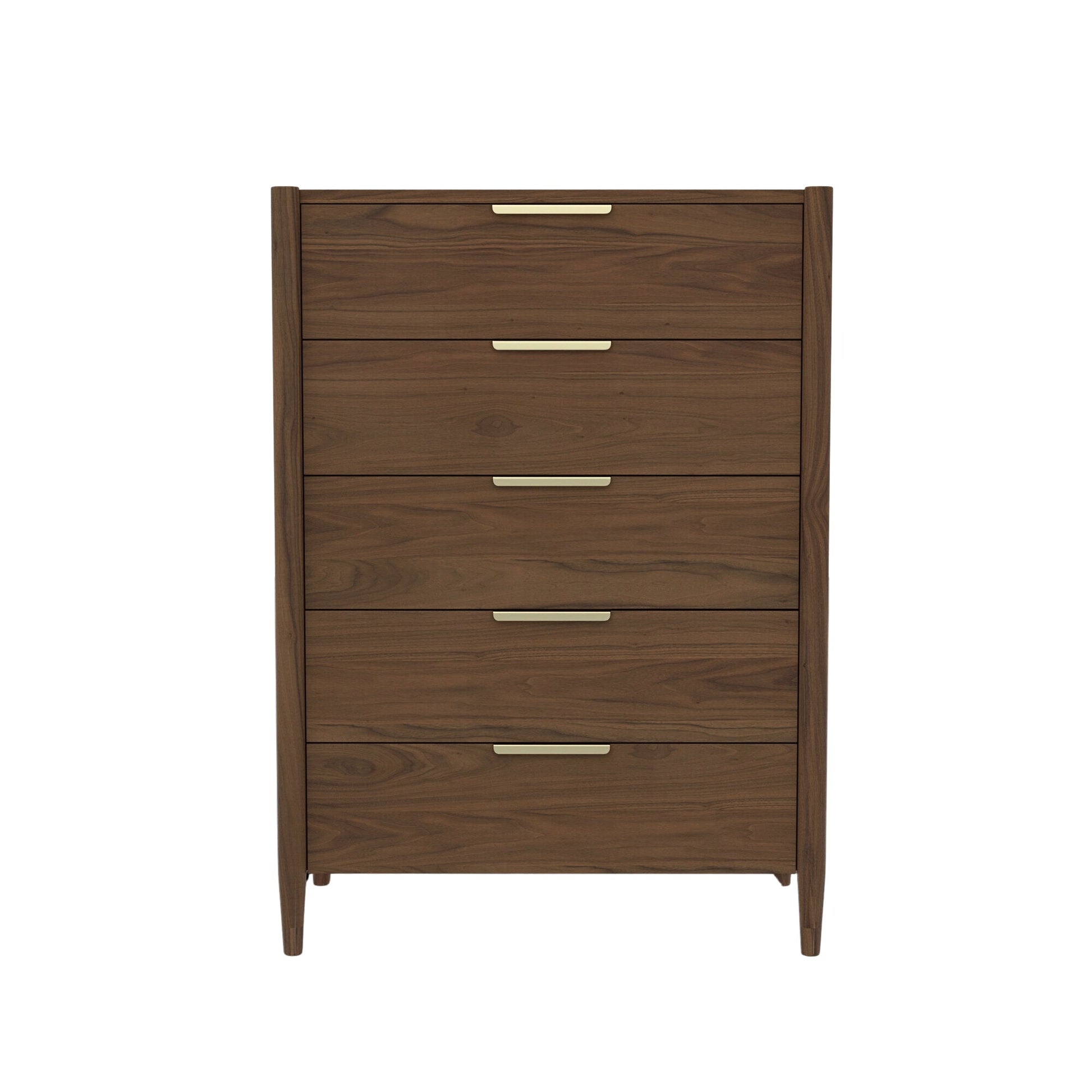 Elegant Sinclair Chest – Walnut Finish with Spacious Drawers