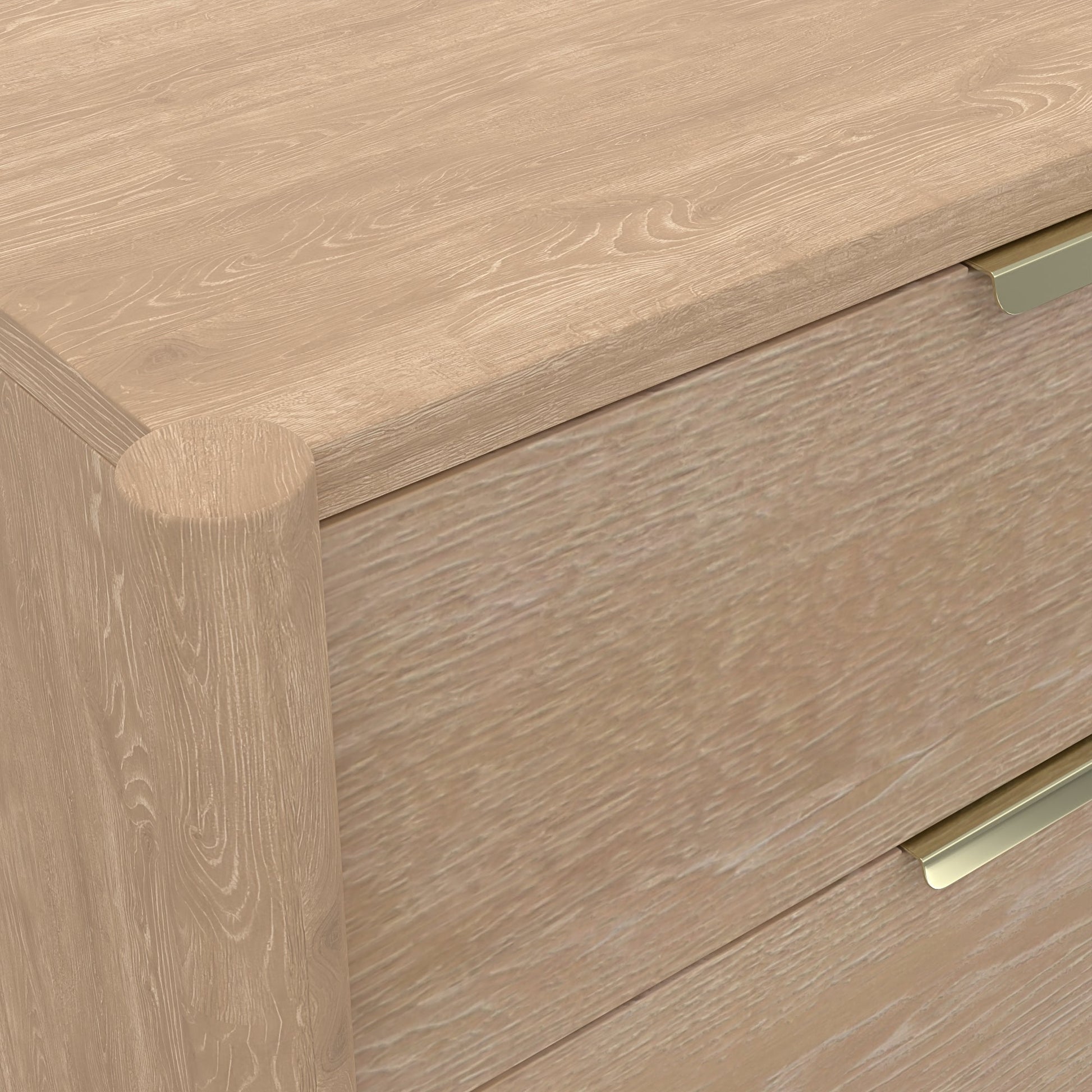 Elegant Sinclair Nightstand in Coastal Natural Finish