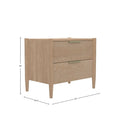 Elegant Sinclair Nightstand in Coastal Natural Finish
