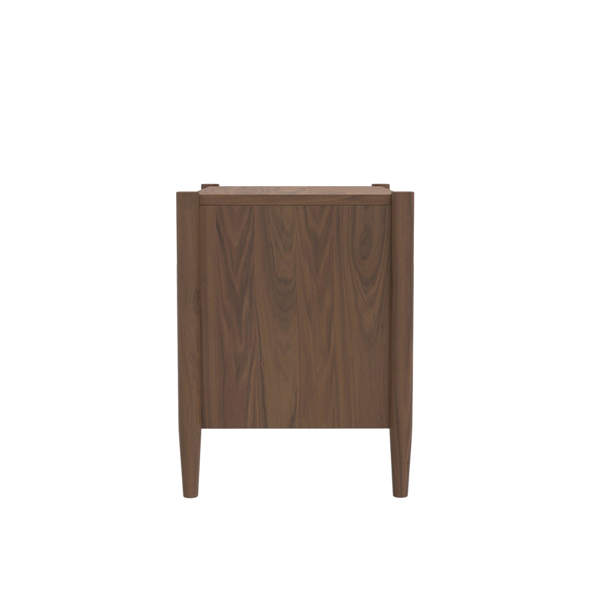 Elegant Sinclair Nightstand in Rich Walnut Finish for Bedrooms