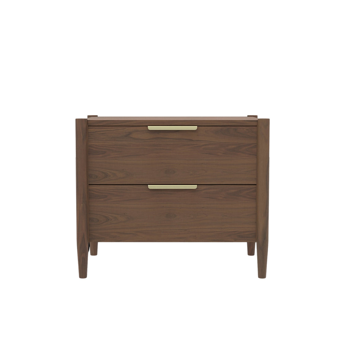 Elegant Sinclair Nightstand in Rich Walnut Finish for Bedrooms