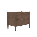 Elegant Sinclair Nightstand in Rich Walnut Finish for Bedrooms