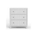 White 3 Drawer Small Chest