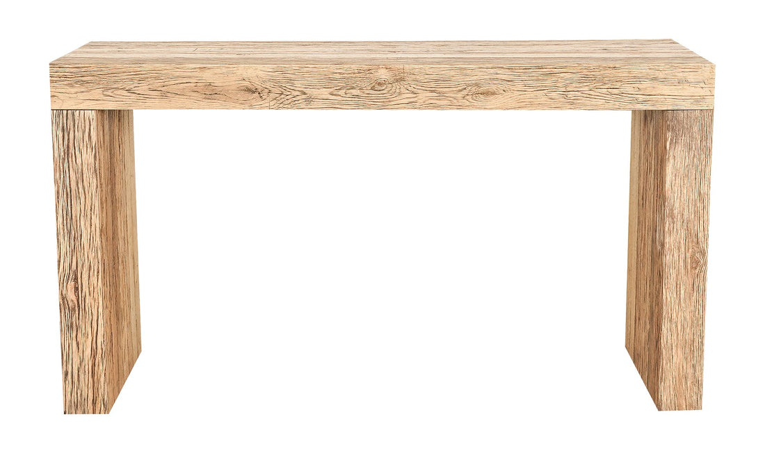 Rustic Evander Oak Console Table