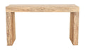 Rustic Evander Oak Console Table